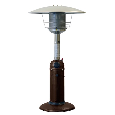 Hiland Table Top Patio Heater in Hammered Bronze HLDS032-CG